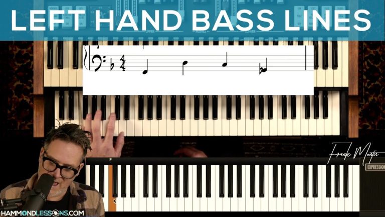 3 Essential Hammond Bass Lines for Jazz Blues in F
