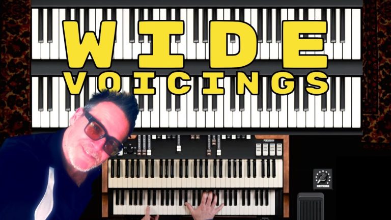 Wide Right-Hand Voicings on Hammond Organ